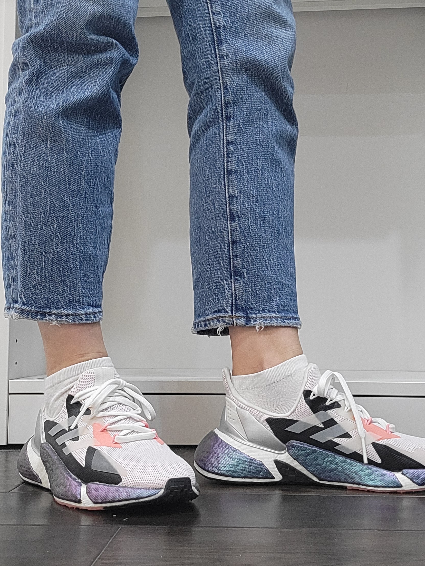 Adidas Women's White Multi-Color Shoes